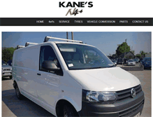 Tablet Screenshot of kanesn4x4.com